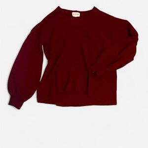 Olive & Oak Burgundy Sweater